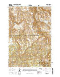 Lonerock Oregon Current topographic map, 1:24000 scale, 7.5 X 7.5 Minute, Year 2014