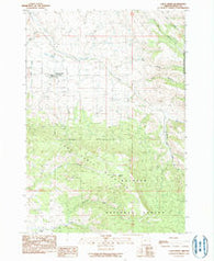 Long Creek Oregon Historical topographic map, 1:24000 scale, 7.5 X 7.5 Minute, Year 1990