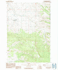 Long Creek Oregon Historical topographic map, 1:24000 scale, 7.5 X 7.5 Minute, Year 1990