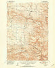 Long Creek Oregon Historical topographic map, 1:62500 scale, 15 X 15 Minute, Year 1951
