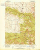 Long Creek Oregon Historical topographic map, 1:62500 scale, 15 X 15 Minute, Year 1951