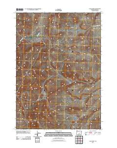 Long Barn Oregon Historical topographic map, 1:24000 scale, 7.5 X 7.5 Minute, Year 2011