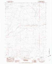 Lookout Lake Oregon Historical topographic map, 1:24000 scale, 7.5 X 7.5 Minute, Year 1982