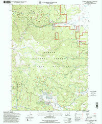 Lookout Mountain Oregon Historical topographic map, 1:24000 scale, 7.5 X 7.5 Minute, Year 1992