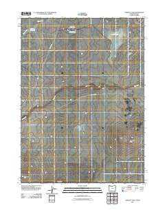 Lookout Lake Oregon Historical topographic map, 1:24000 scale, 7.5 X 7.5 Minute, Year 2011