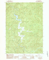 Loon Lake Oregon Historical topographic map, 1:24000 scale, 7.5 X 7.5 Minute, Year 1985
