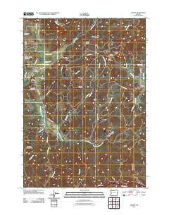 Lorane Oregon Historical topographic map, 1:24000 scale, 7.5 X 7.5 Minute, Year 2011