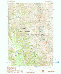 Lord Flat Oregon Historical topographic map, 1:24000 scale, 7.5 X 7.5 Minute, Year 1990