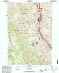 Lord Flat Oregon Historical topographic map, 1:24000 scale, 7.5 X 7.5 Minute, Year 1995