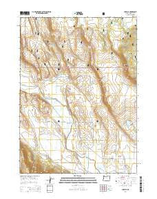 Lorella Oregon Current topographic map, 1:24000 scale, 7.5 X 7.5 Minute, Year 2014