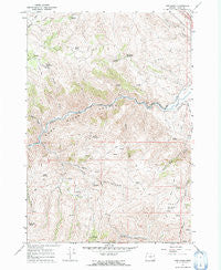 Lost Basin Oregon Historical topographic map, 1:24000 scale, 7.5 X 7.5 Minute, Year 1967