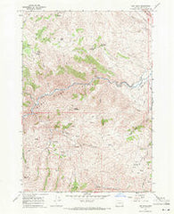 Lost Basin Oregon Historical topographic map, 1:24000 scale, 7.5 X 7.5 Minute, Year 1967