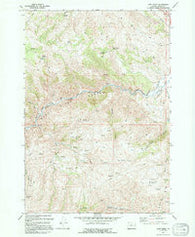 Lost Basin Oregon Historical topographic map, 1:24000 scale, 7.5 X 7.5 Minute, Year 1994
