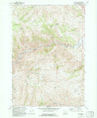Lost Basin Oregon Historical topographic map, 1:24000 scale, 7.5 X 7.5 Minute, Year 1994