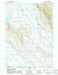 Lost River Oregon Historical topographic map, 1:24000 scale, 7.5 X 7.5 Minute, Year 1986