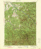 Lowell Oregon Historical topographic map, 1:125000 scale, 30 X 30 Minute, Year 1942