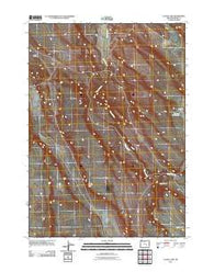 Lunch Lake Oregon Historical topographic map, 1:24000 scale, 7.5 X 7.5 Minute, Year 2011