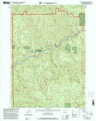 Mace Mountain Oregon Historical topographic map, 1:24000 scale, 7.5 X 7.5 Minute, Year 1997