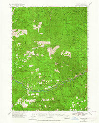 Mace Mtn Oregon Historical topographic map, 1:62500 scale, 15 X 15 Minute, Year 1955