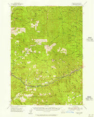 Mace Mtn Oregon Historical topographic map, 1:62500 scale, 15 X 15 Minute, Year 1955