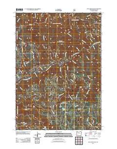 Mace Mountain Oregon Historical topographic map, 1:24000 scale, 7.5 X 7.5 Minute, Year 2011