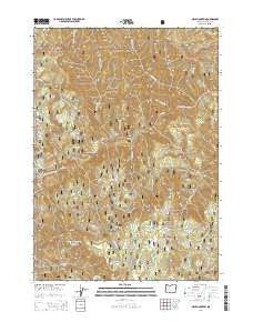 Mace Mountain Oregon Current topographic map, 1:24000 scale, 7.5 X 7.5 Minute, Year 2014