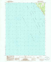 Mack Point Oregon Historical topographic map, 1:24000 scale, 7.5 X 7.5 Minute, Year 1985
