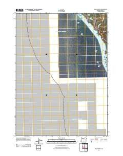 Mack Point Oregon Historical topographic map, 1:24000 scale, 7.5 X 7.5 Minute, Year 2011