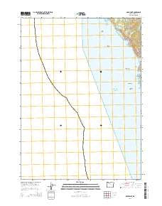 Mack Point Oregon Current topographic map, 1:24000 scale, 7.5 X 7.5 Minute, Year 2014