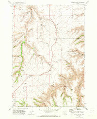 Macken Canyon Oregon Historical topographic map, 1:24000 scale, 7.5 X 7.5 Minute, Year 1970