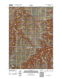 Macken Canyon Oregon Historical topographic map, 1:24000 scale, 7.5 X 7.5 Minute, Year 2011