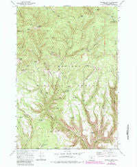Madison Butte Oregon Historical topographic map, 1:24000 scale, 7.5 X 7.5 Minute, Year 1969