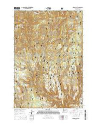 Madison Butte Oregon Current topographic map, 1:24000 scale, 7.5 X 7.5 Minute, Year 2014