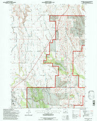Madras East Oregon Historical topographic map, 1:24000 scale, 7.5 X 7.5 Minute, Year 1992