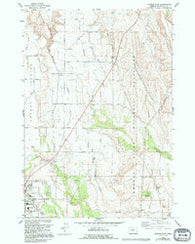 Madras East Oregon Historical topographic map, 1:24000 scale, 7.5 X 7.5 Minute, Year 1985