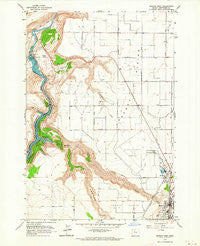 Madras West Oregon Historical topographic map, 1:24000 scale, 7.5 X 7.5 Minute, Year 1963