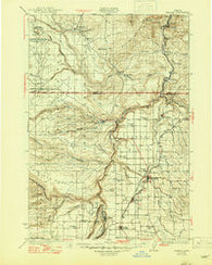 Madras Oregon Historical topographic map, 1:125000 scale, 30 X 30 Minute, Year 1931
