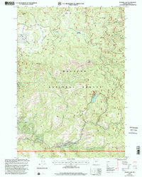 Magone Lake Oregon Historical topographic map, 1:24000 scale, 7.5 X 7.5 Minute, Year 1999