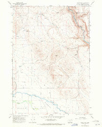 Magpie Peak Oregon Historical topographic map, 1:24000 scale, 7.5 X 7.5 Minute, Year 1967