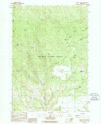 Magpie Table Oregon Historical topographic map, 1:24000 scale, 7.5 X 7.5 Minute, Year 1988