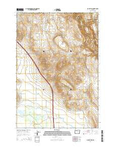 Magpie Peak Oregon Current topographic map, 1:24000 scale, 7.5 X 7.5 Minute, Year 2014