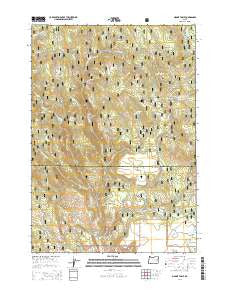 Magpie Table Oregon Current topographic map, 1:24000 scale, 7.5 X 7.5 Minute, Year 2014