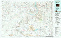 Mahogany Mountain Oregon Historical topographic map, 1:100000 scale, 30 X 60 Minute, Year 1981
