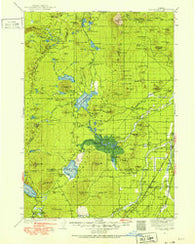 Maiden Peak Oregon Historical topographic map, 1:125000 scale, 30 X 30 Minute, Year 1930