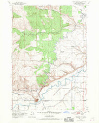 Malheur Butte Oregon Historical topographic map, 1:24000 scale, 7.5 X 7.5 Minute, Year 1951