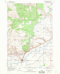 Malheur Butte Oregon Historical topographic map, 1:24000 scale, 7.5 X 7.5 Minute, Year 1951
