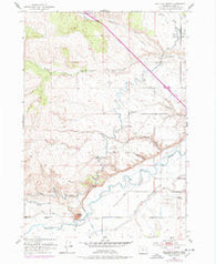 Malheur Butte Oregon Historical topographic map, 1:24000 scale, 7.5 X 7.5 Minute, Year 1951
