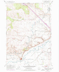 Malheur Butte Oregon Historical topographic map, 1:24000 scale, 7.5 X 7.5 Minute, Year 1951