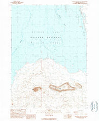 Malheur Lake East Oregon Historical topographic map, 1:24000 scale, 7.5 X 7.5 Minute, Year 1990