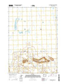 Malheur Lake East Oregon Current topographic map, 1:24000 scale, 7.5 X 7.5 Minute, Year 2014